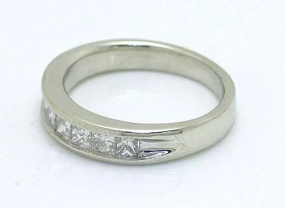 1.00ct Princess Cut Diamond Wedding Band