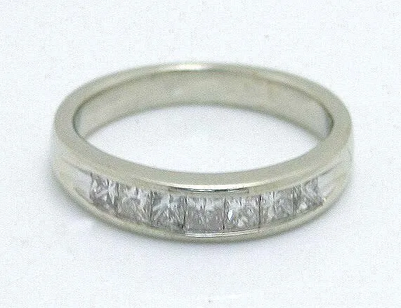 1.00ct Princess Cut Diamond Wedding Band