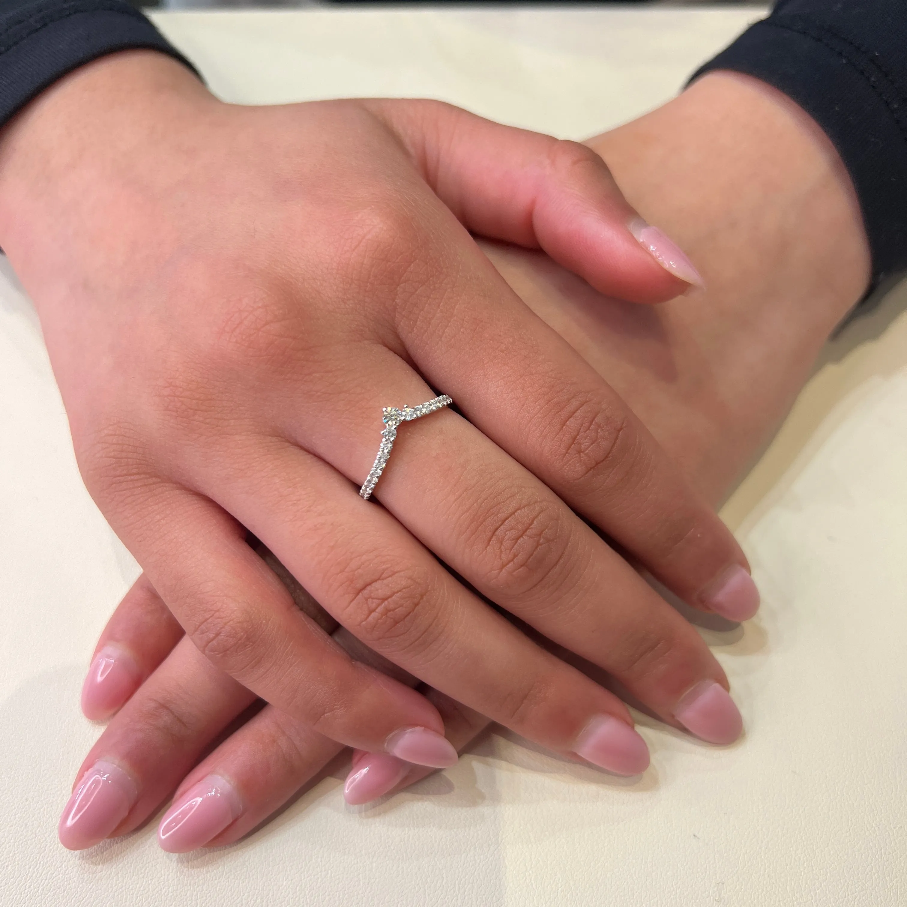10K White Gold (0.33ct) Diamond Universal Band