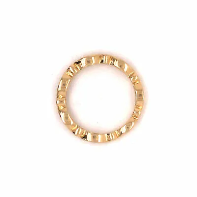 14K Diamond Marquise and Round Shape Band Yellow Gold