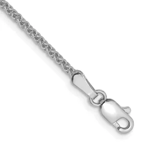 14K White Gold 7 inch 1.7mm Spiga with Lobster Clasp Bracelet