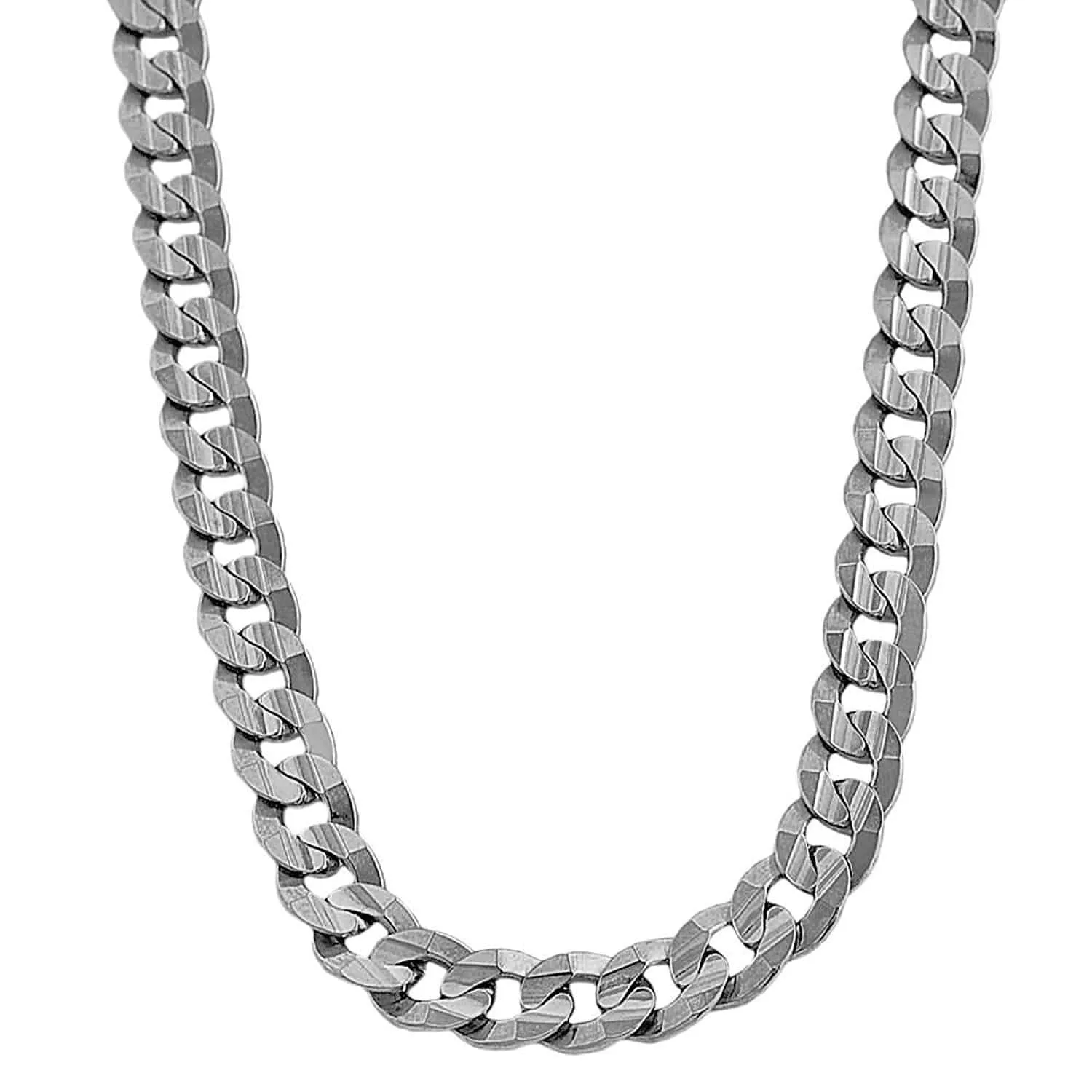 14K White Gold Men's 5MM Miami Cuban Bracelet