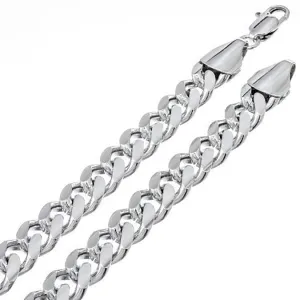 14K White Gold Men's 5MM Miami Cuban Bracelet