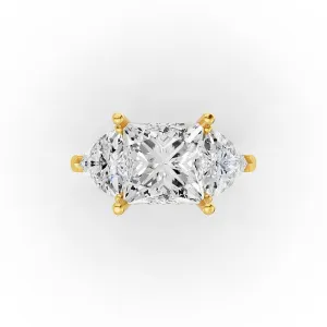 14K Yellow Gold Diamond Ring
