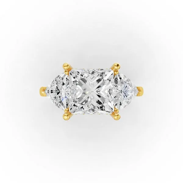 14K Yellow Gold Diamond Ring