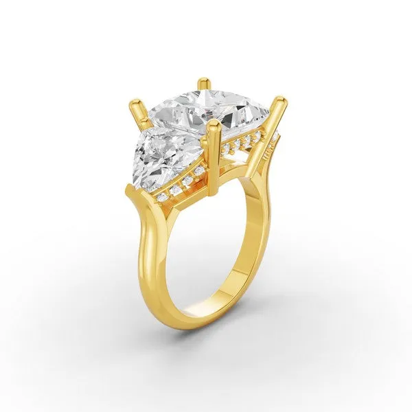14K Yellow Gold Diamond Ring