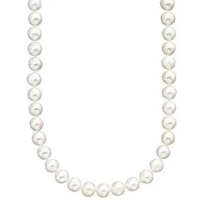 14kt White Gold 7-7.5MM Pearl Strand