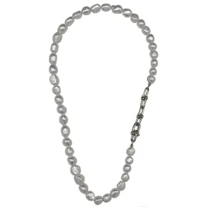 151-01-S-SHORT | THE ROXY NECKLACE ON SILVER 18"