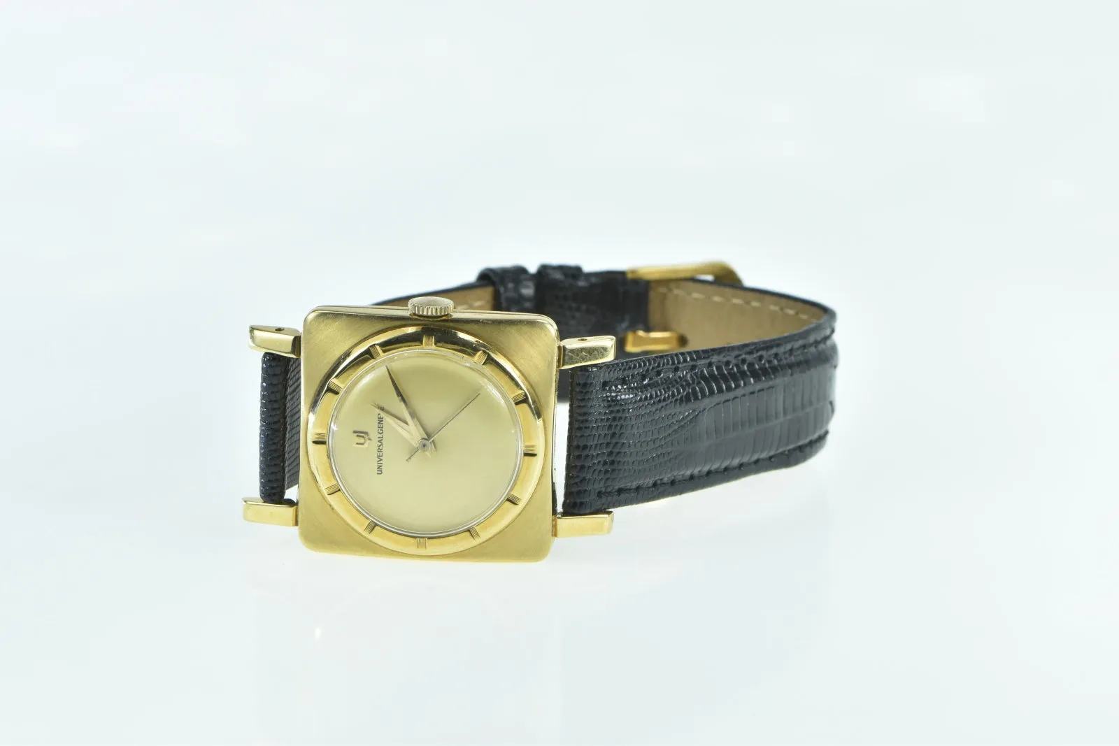 18K Universal Geneve Squared Vintage Men's Watch