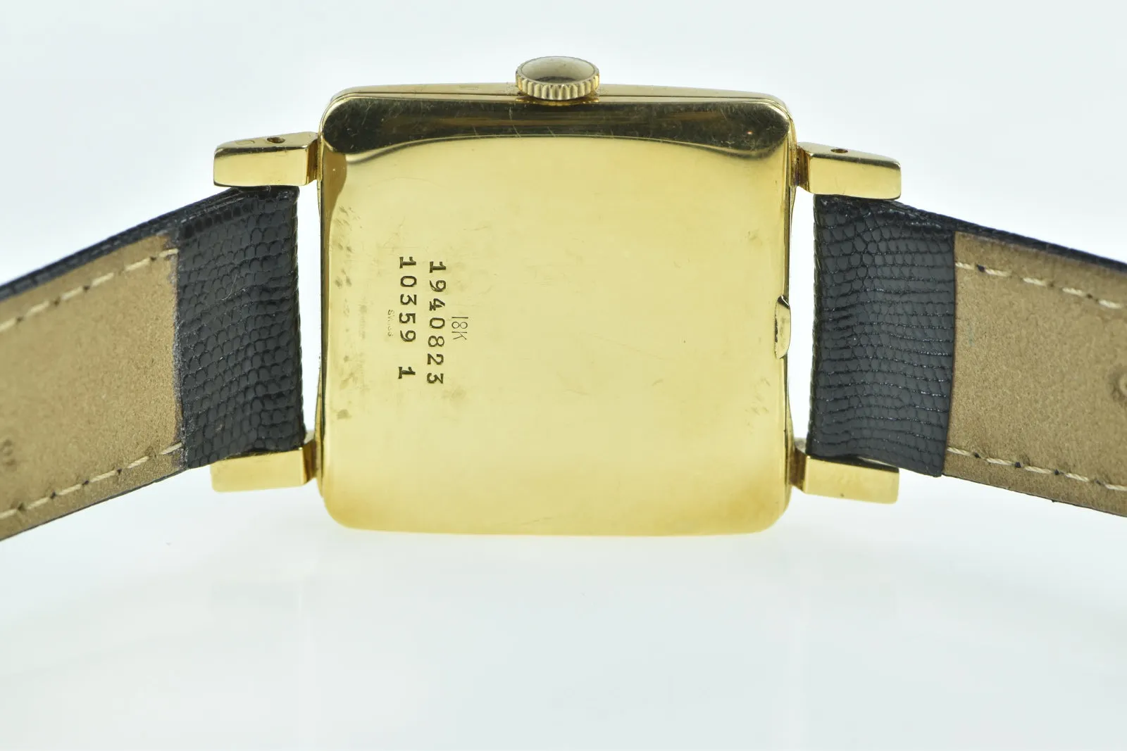 18K Universal Geneve Squared Vintage Men's Watch