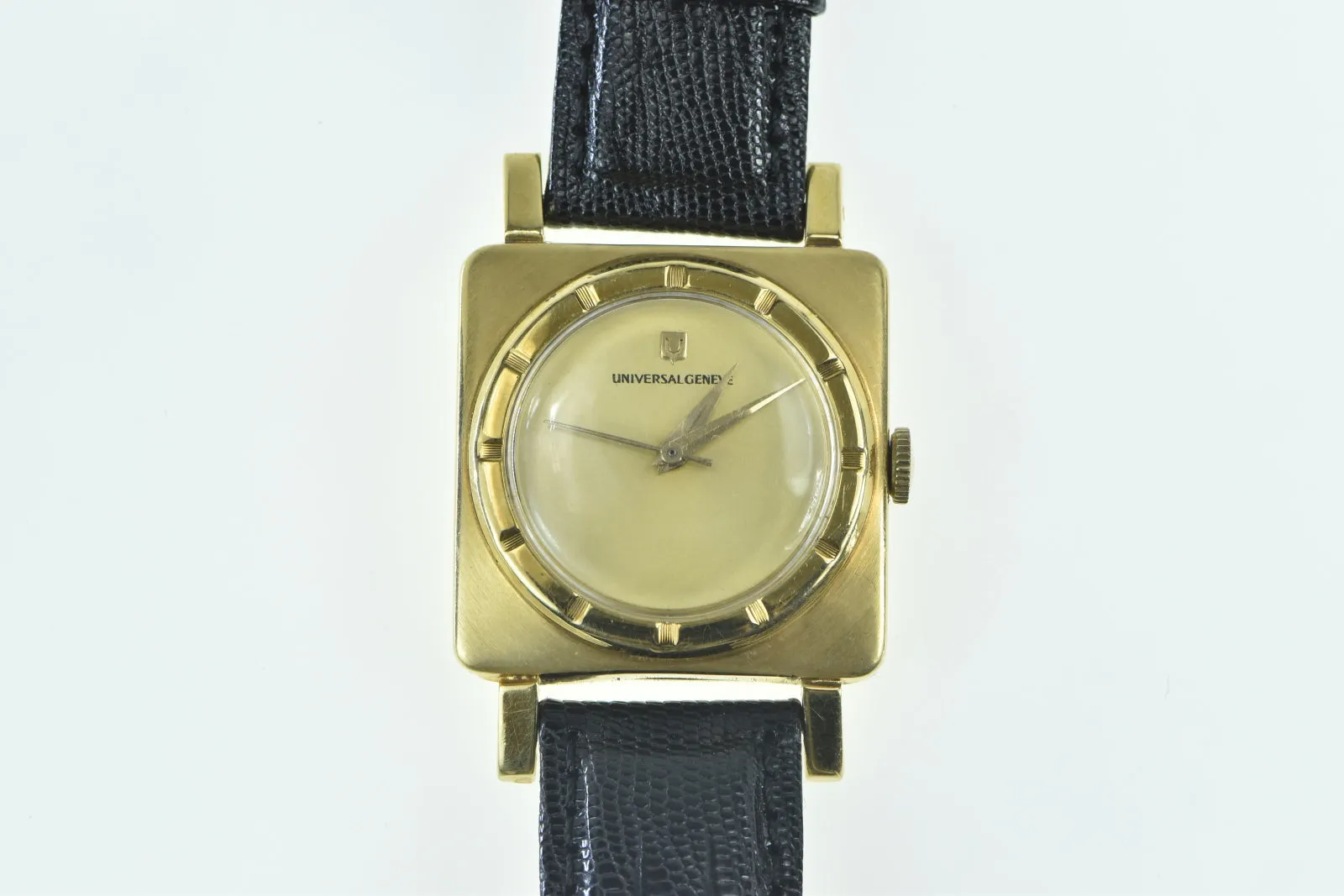 18K Universal Geneve Squared Vintage Men's Watch