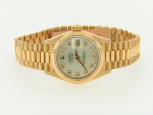 18K YELLOW GOLD ROLEX LADYS WRISTWATCH