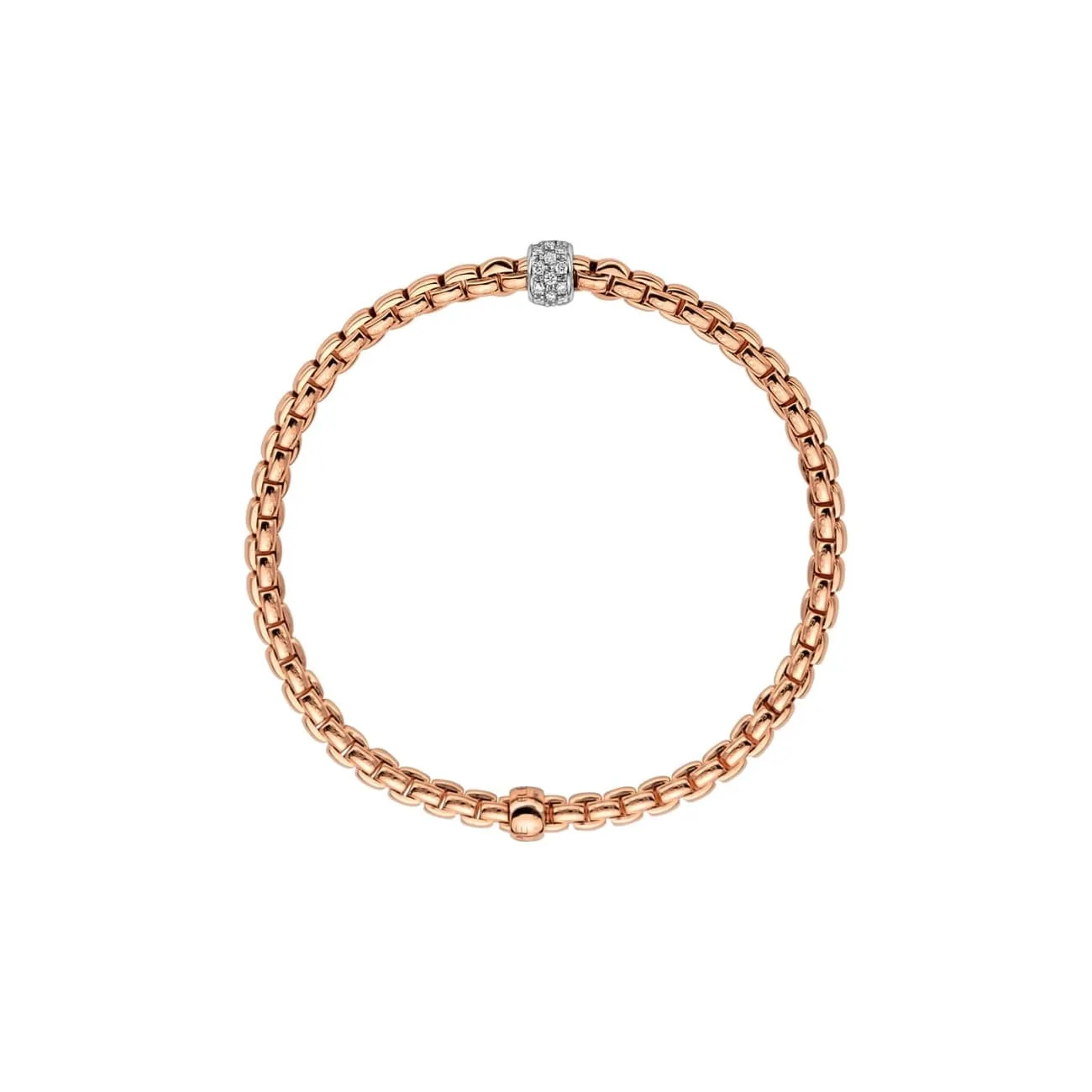 18KT ROSE GOLD EKA BRACELET SET WITH DIAMONDS