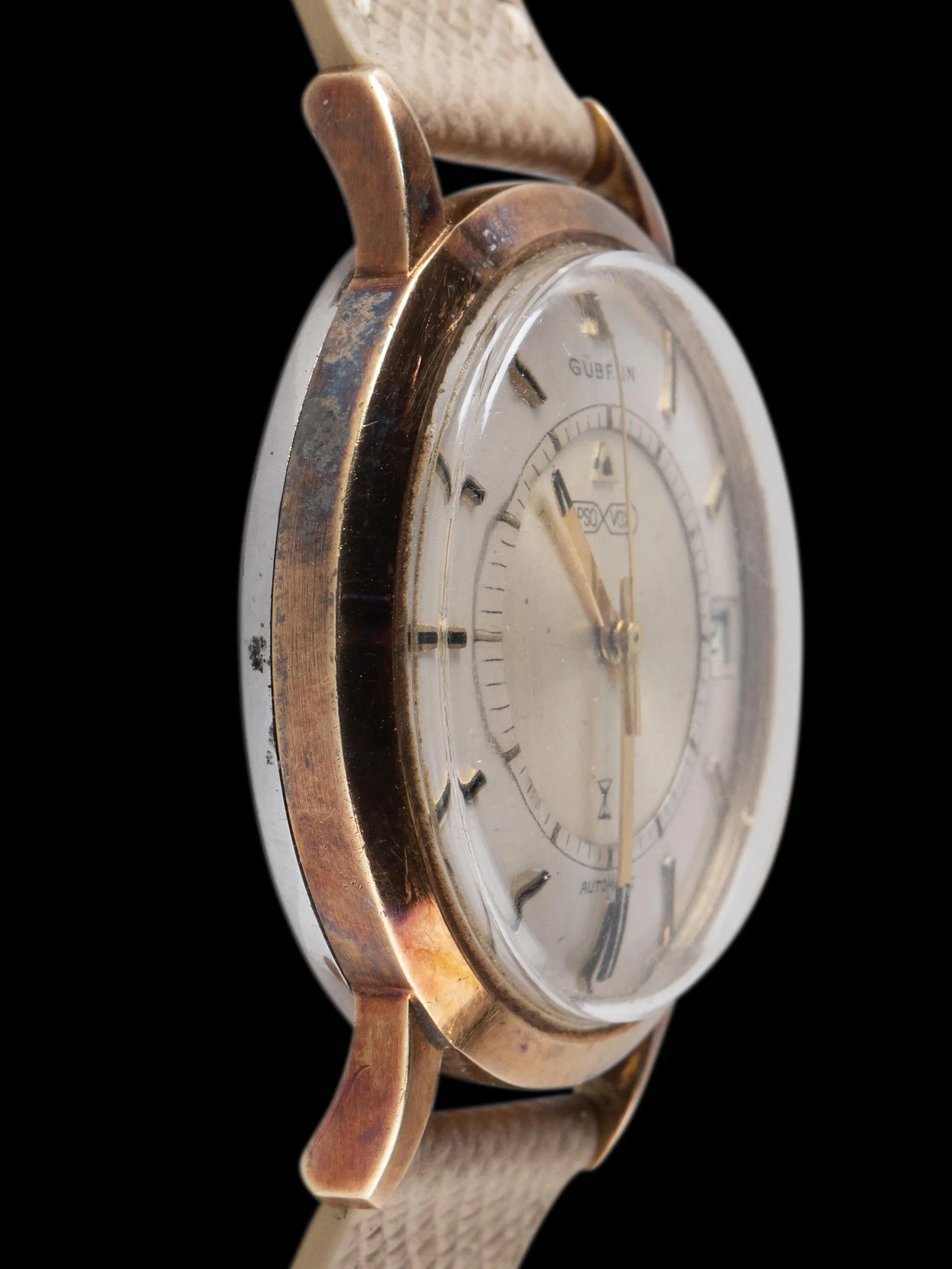 1960s Gubelin Ipso-Vox Alarm (Ref. 855) "Gold-Plated"