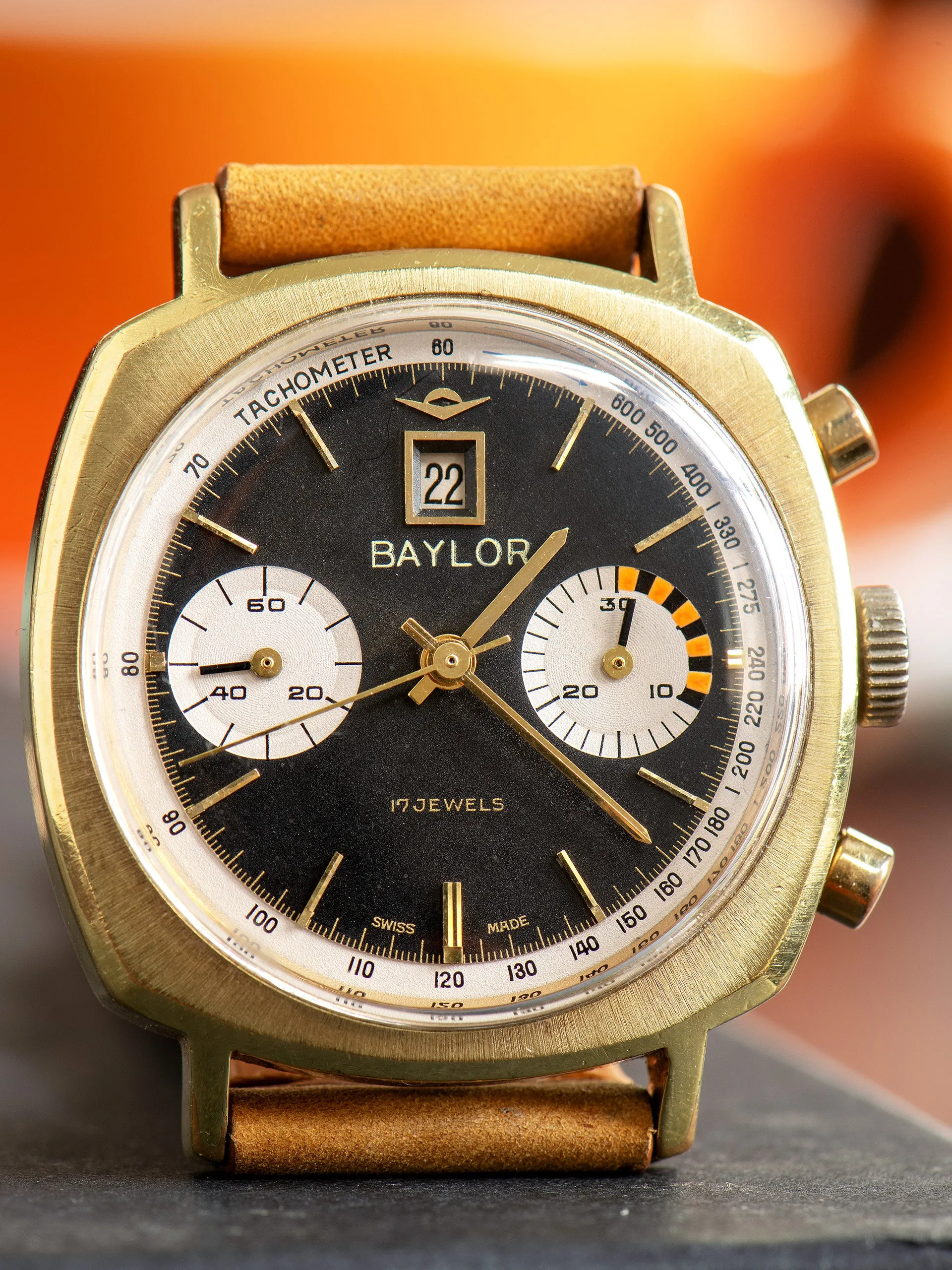 1970s Baylor "Camaro" Chronograph 'Landeron Cal. 187'