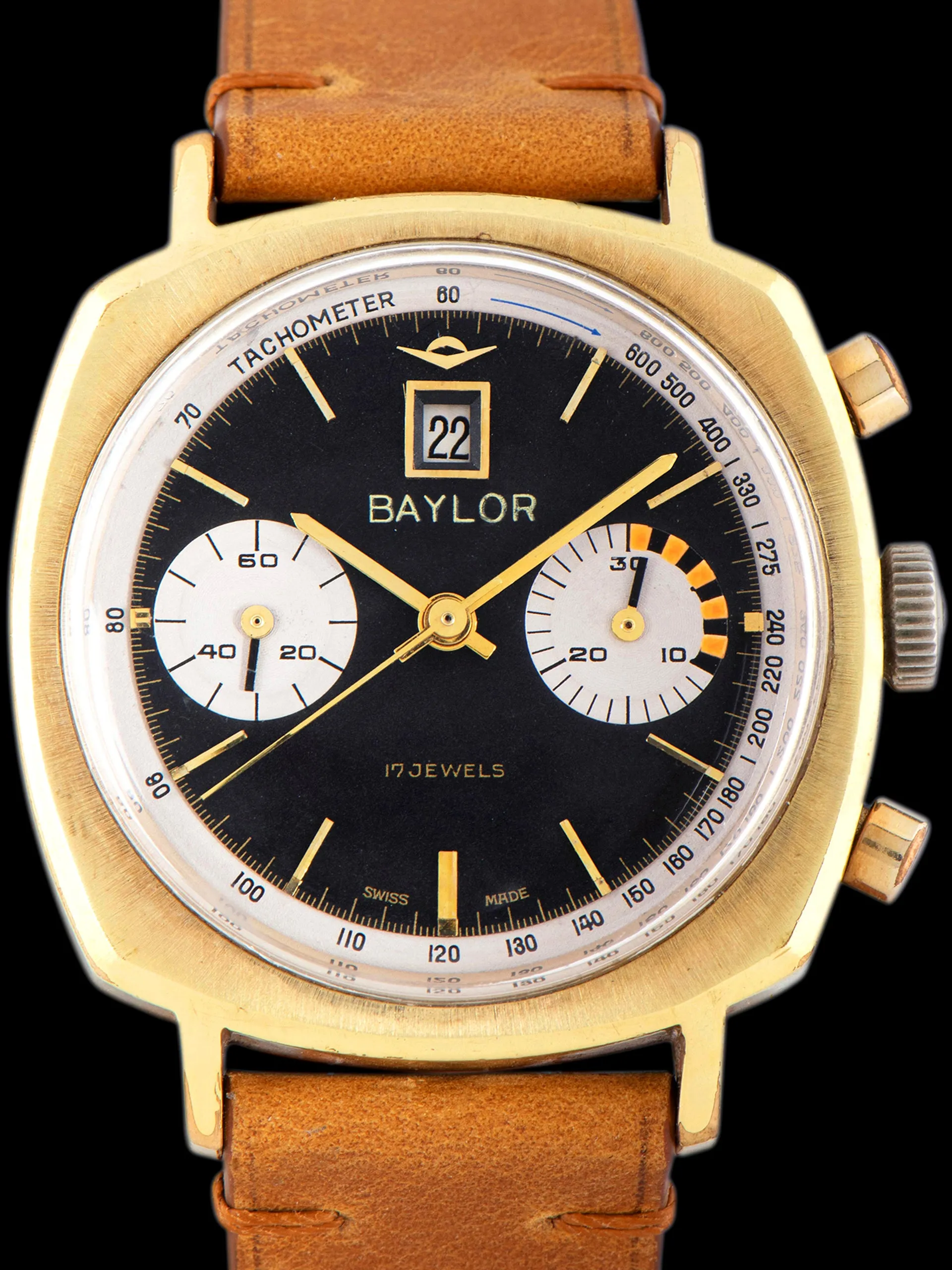 1970s Baylor "Camaro" Chronograph 'Landeron Cal. 187'
