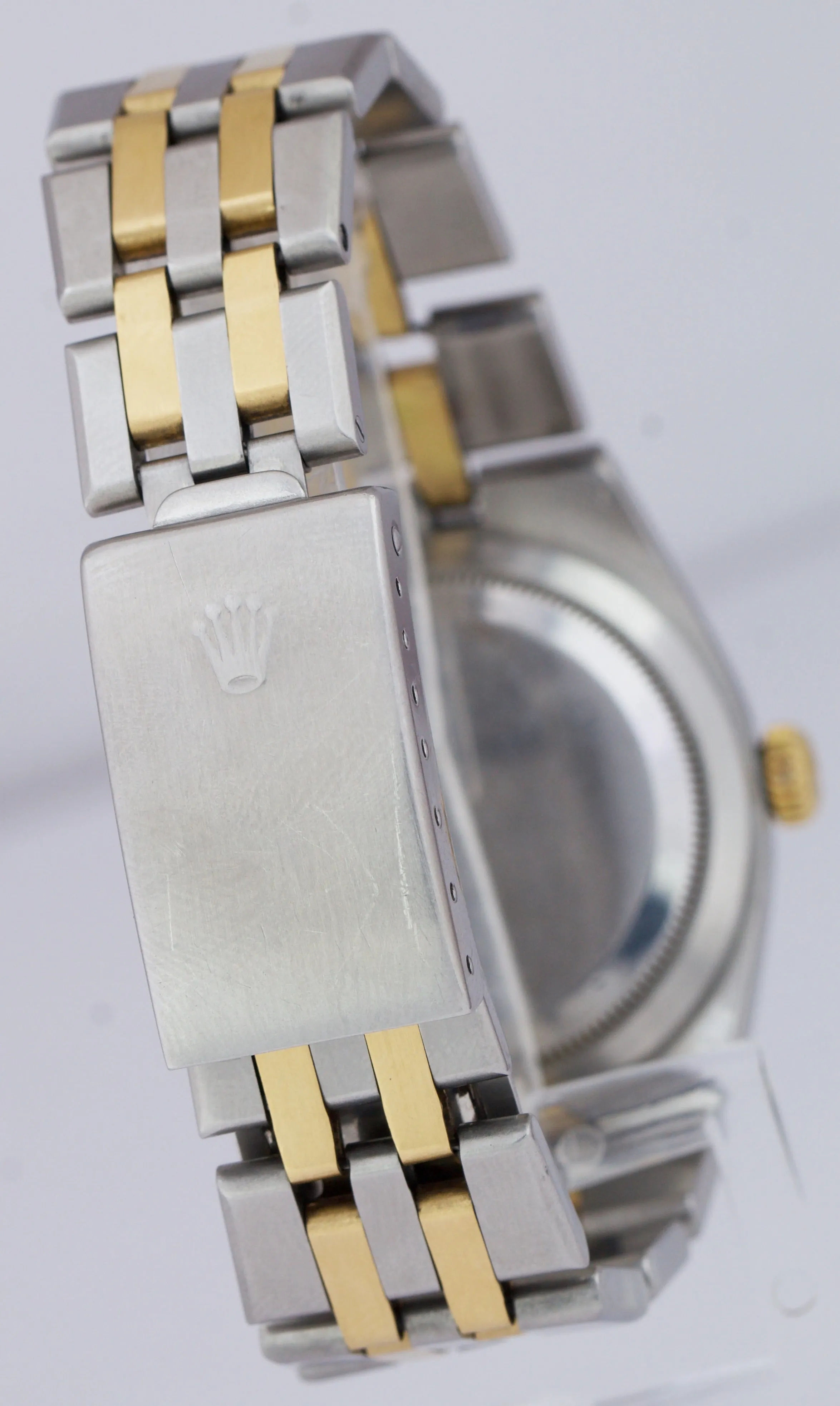 1983 Rolex Oysterquartz DateJust Two-Tone Gold Stainless Integral Watch 17013