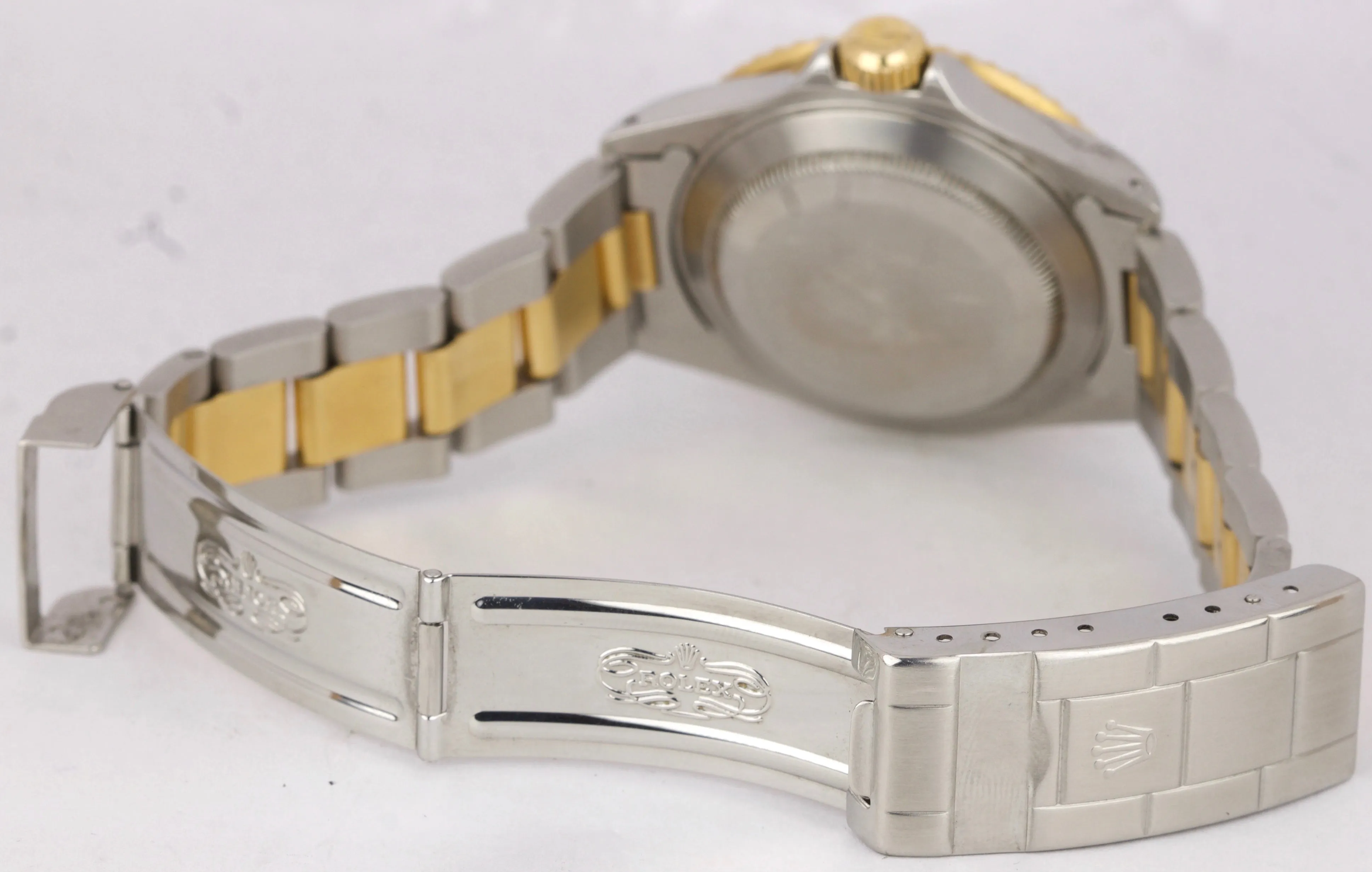 1994 PURPLE Rolex Submariner 16613 Two-Tone Gold Stainless Steel 40mm Blue Watch