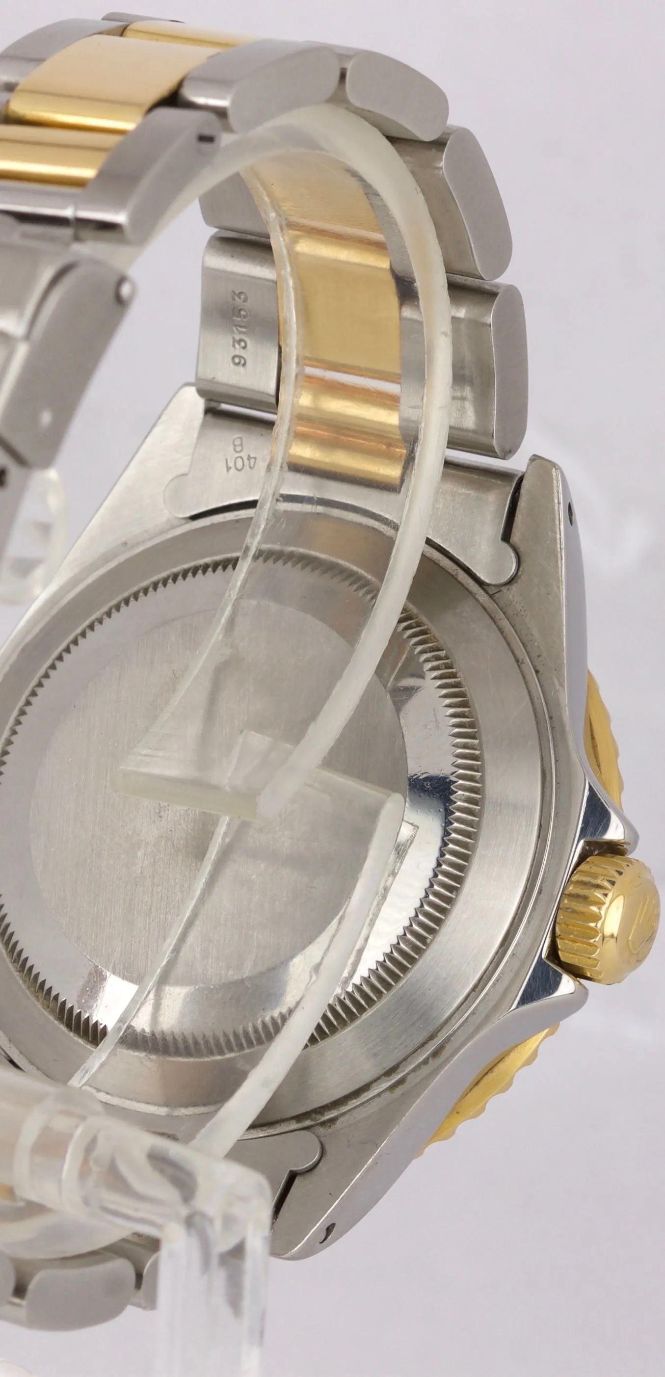 1994 PURPLE Rolex Submariner 16613 Two-Tone Gold Stainless Steel 40mm Blue Watch