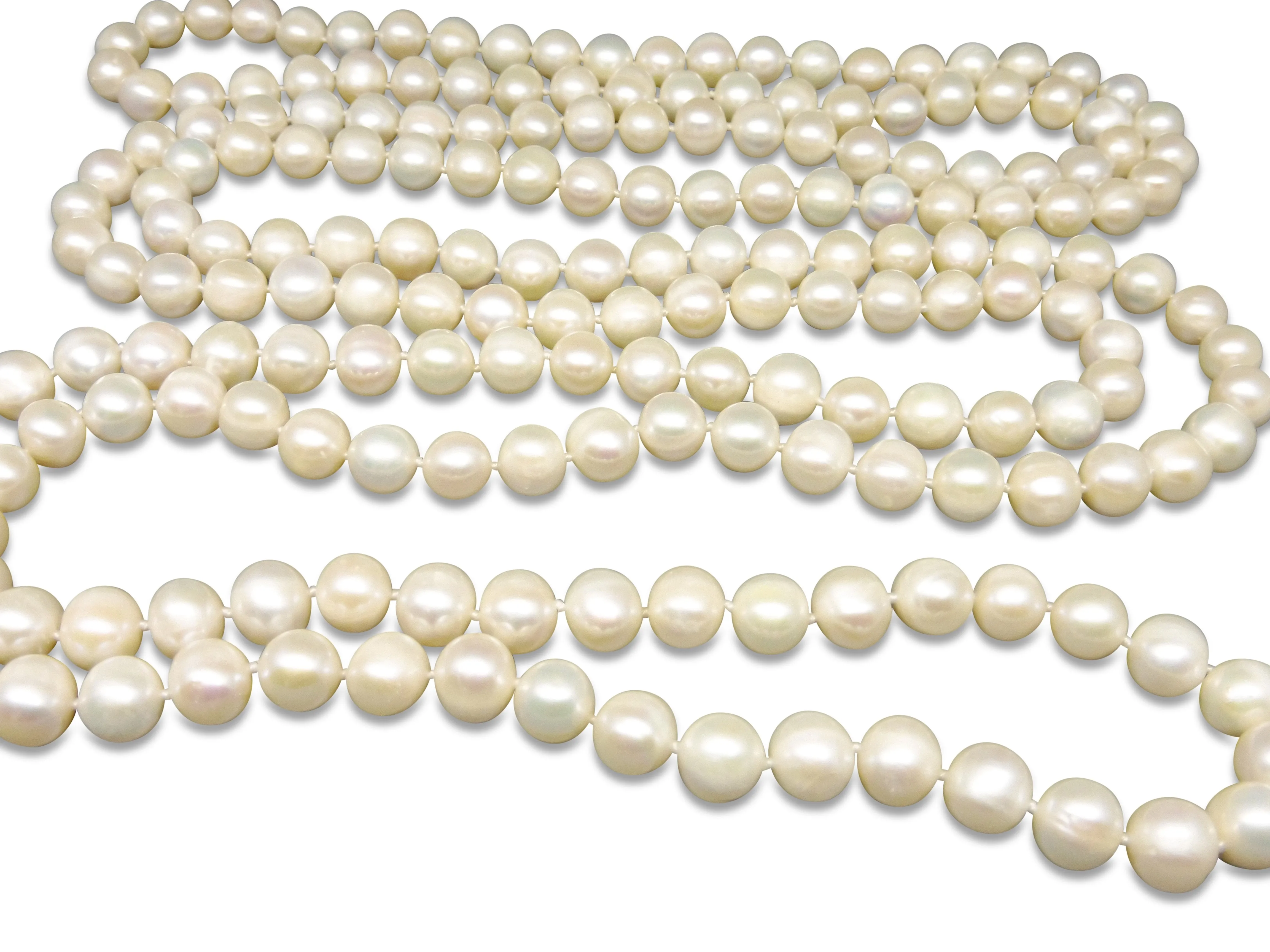 2.5x Opera Length Pearl Necklace, 80 Inch / 200cm
