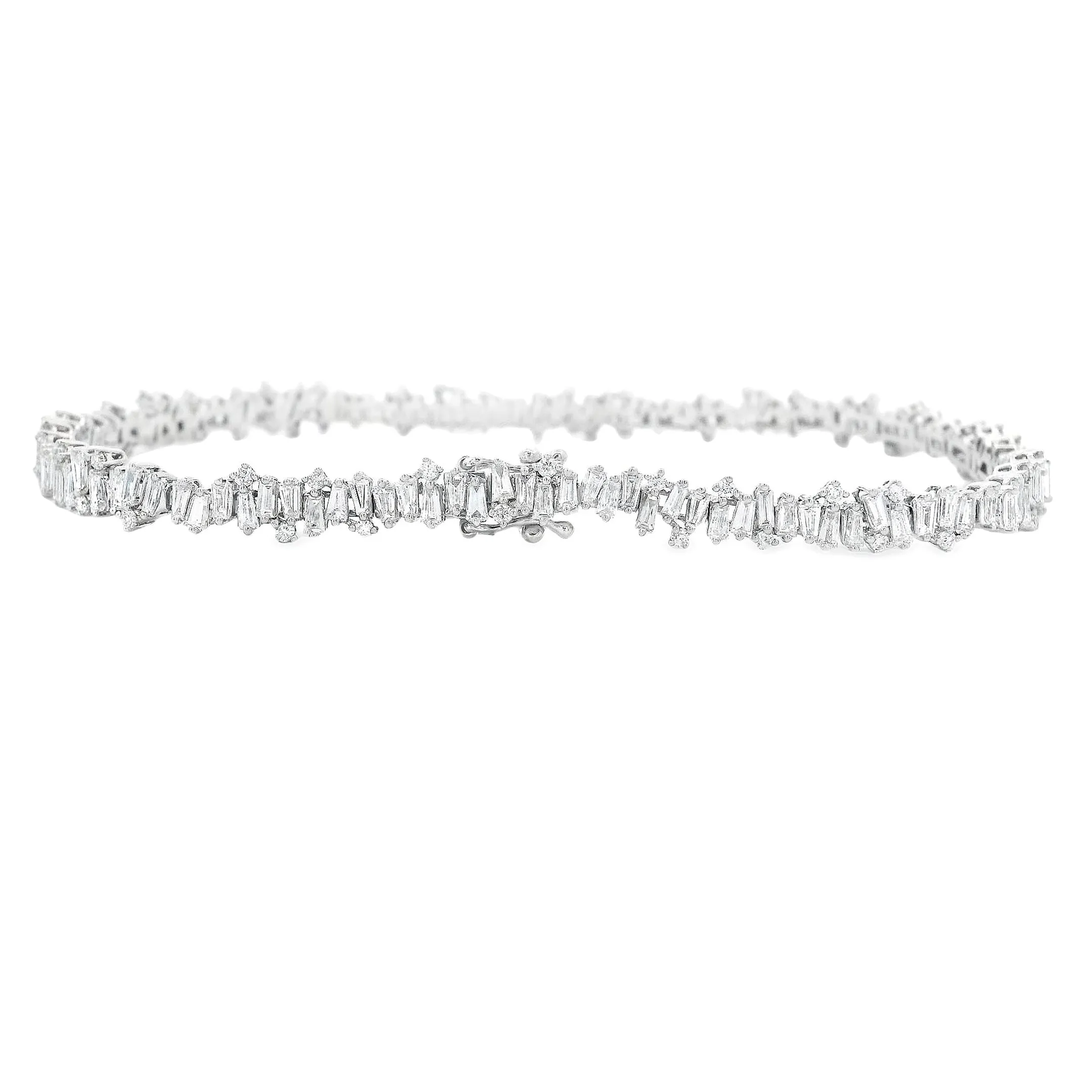 2.78ct 18k White Gold Diamond Bracelet