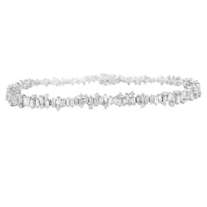 2.78ct 18k White Gold Diamond Bracelet