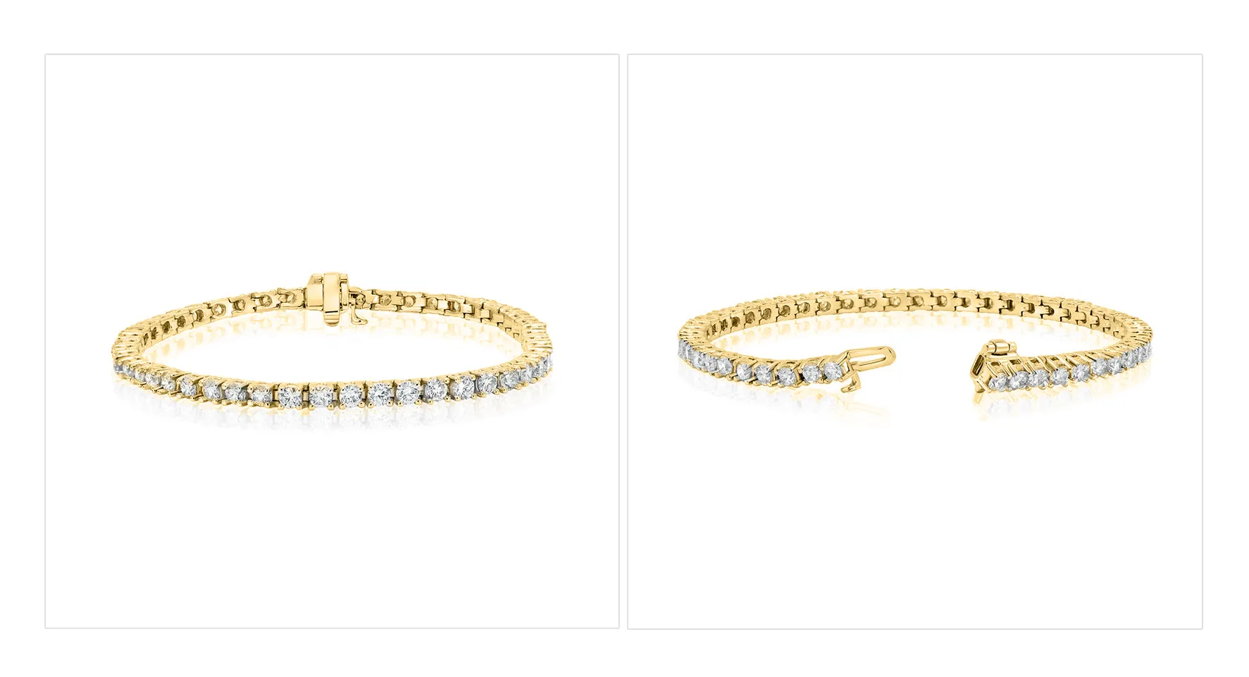 6ct Total Weight Lab Diamond Tennis Bracelet