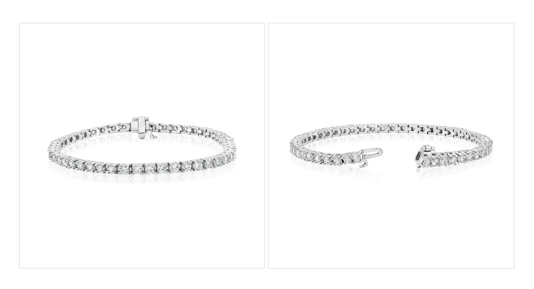 6ct Total Weight Lab Diamond Tennis Bracelet