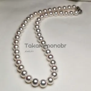 8.0-9.0 mm White Freshwater Pearl Necklace