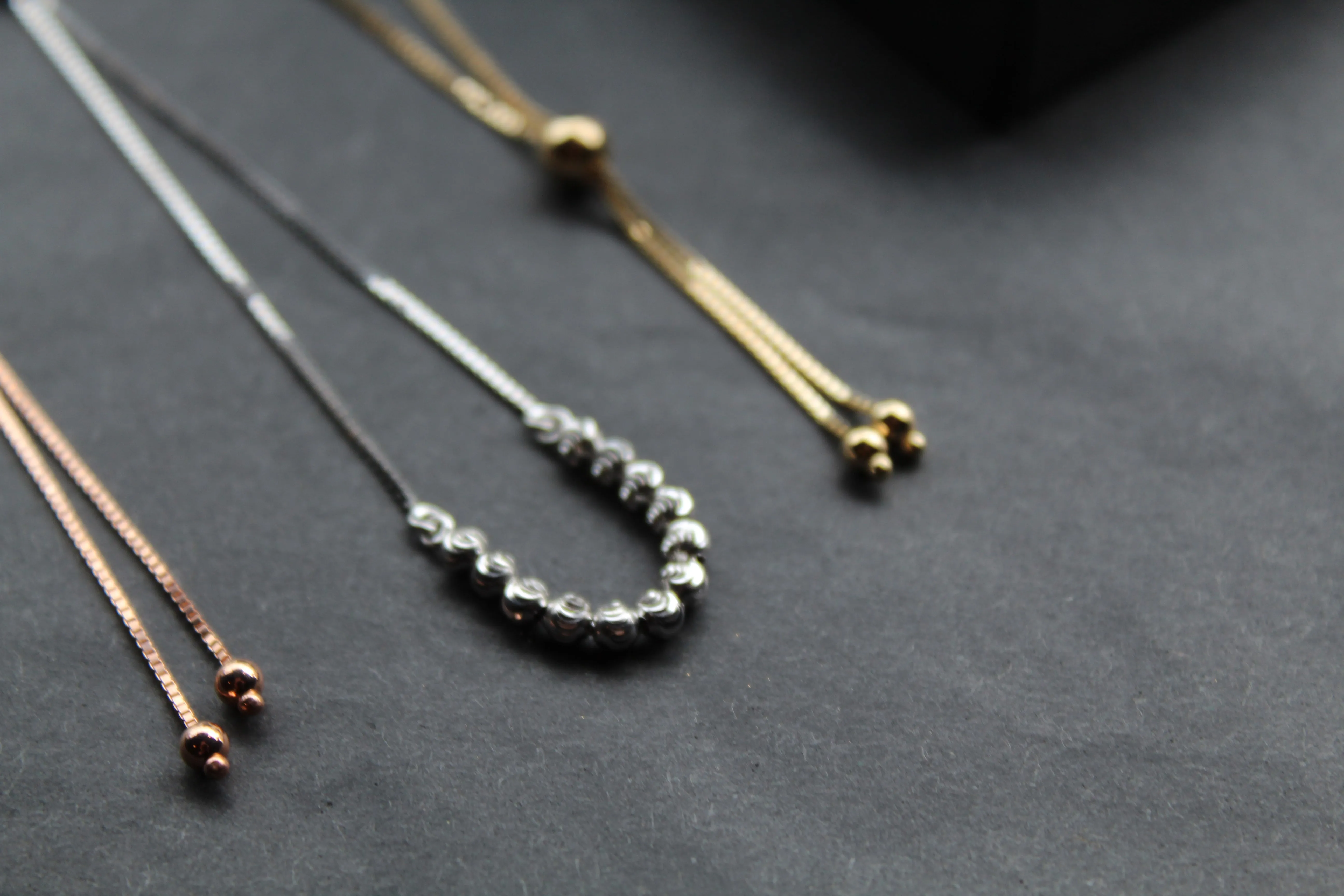 9ct Gold Slider Bracelets
