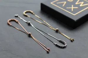9ct Gold Slider Bracelets
