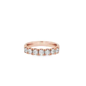 9ct Rose Gold Round Brilliant Lab Grown Diamond Eternity Band TDW= 0.70ct R-00078