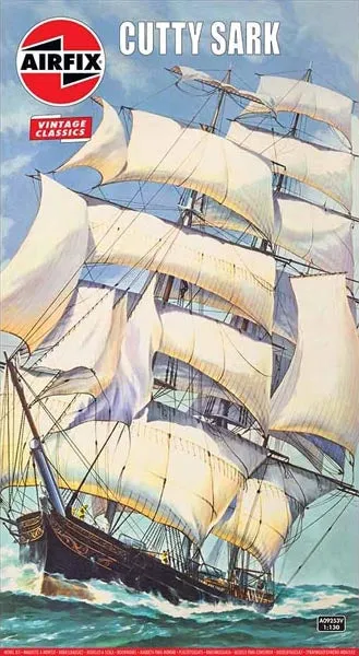 Airfix Vintage Classics Cutty Sark 1869 1:130 Scale A09253V