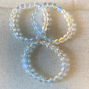 Angel Aura Quartz Stone Crystal Beacelet