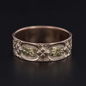 Antique Cigar Band of 9ct Gold