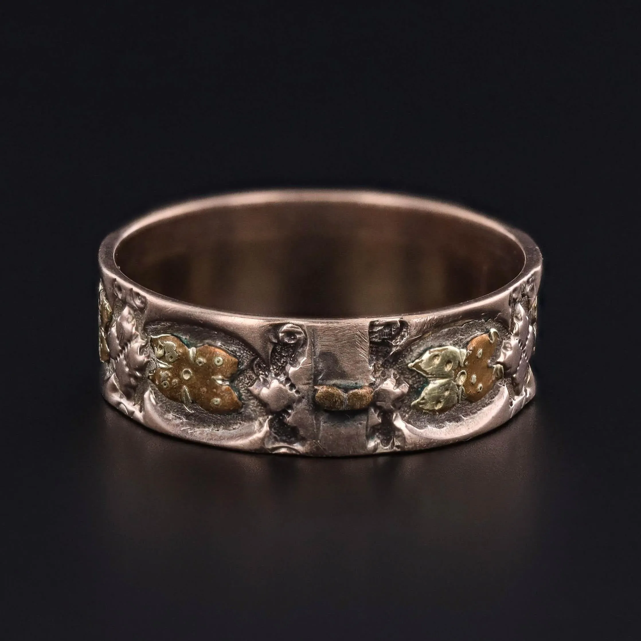 Antique Cigar Band of 9ct Gold