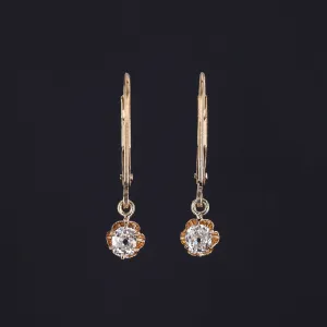 Antique Diamond Conversion Earrings