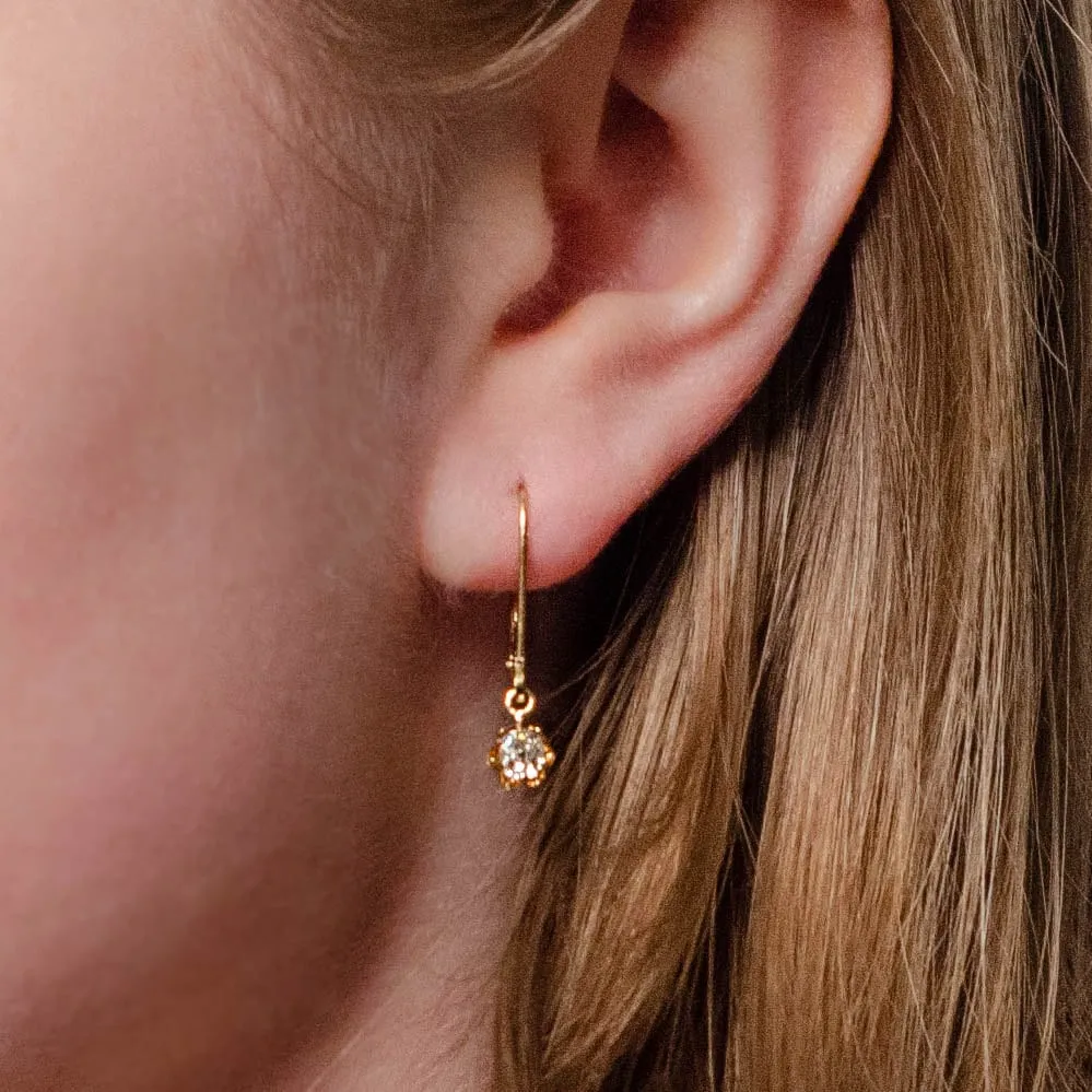 Antique Diamond Conversion Earrings