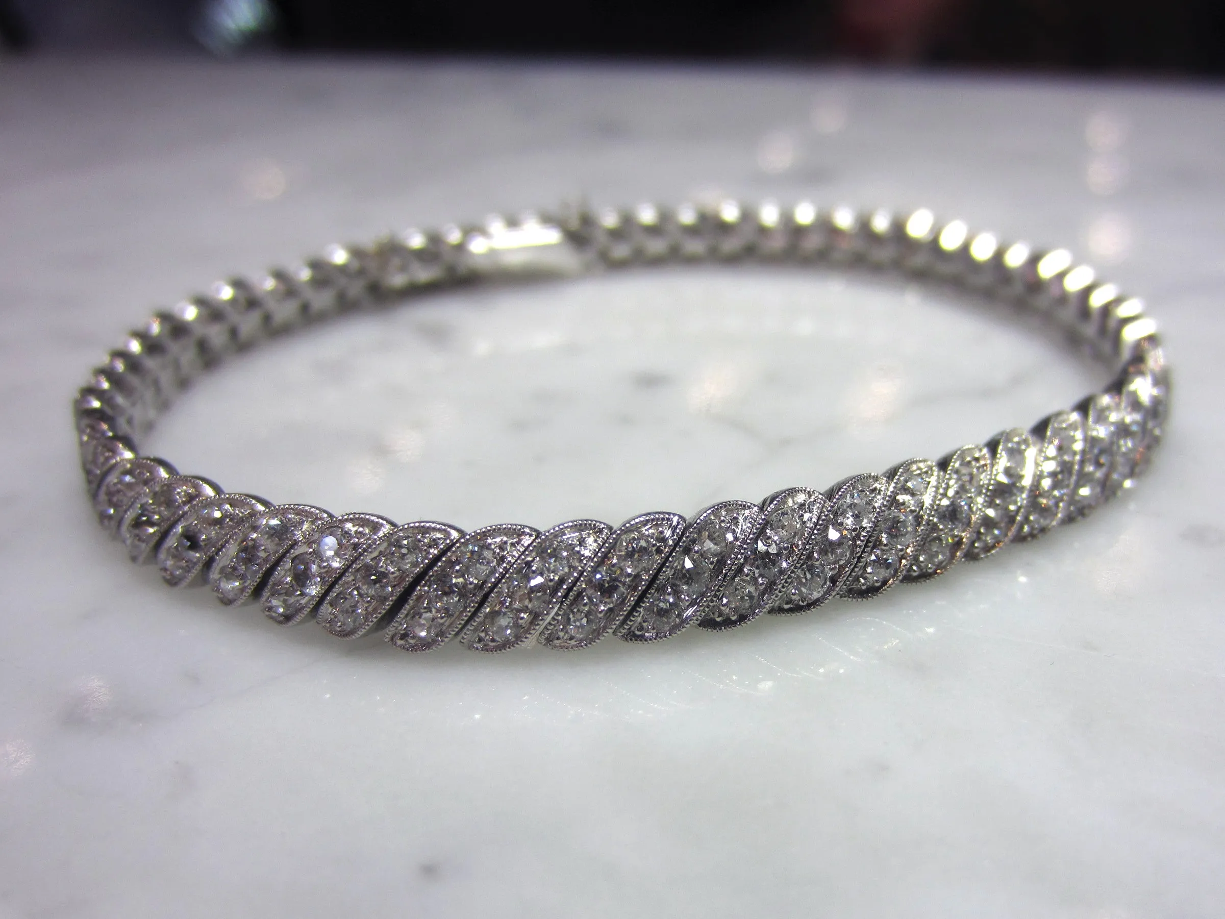 Art Deco Diamond Bracelet