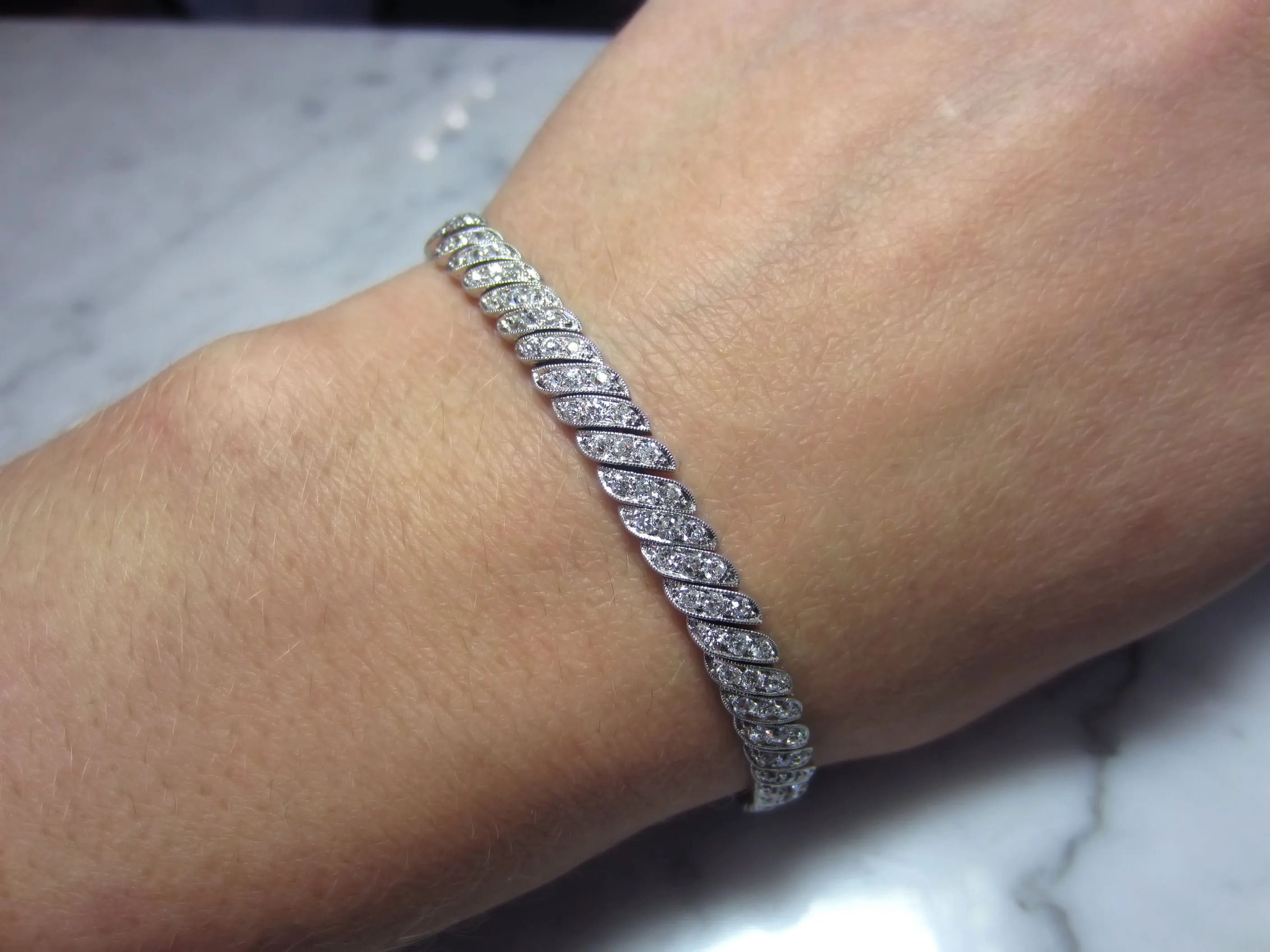Art Deco Diamond Bracelet