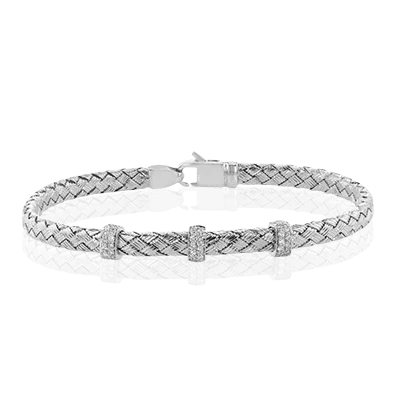 Bangle in 18k Gold with Diamonds