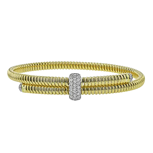Bangle in 18k Gold with Diamonds