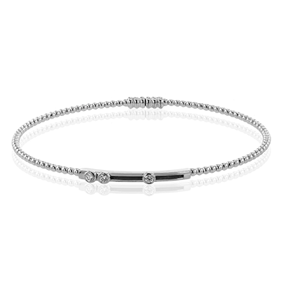 Bangle in 18k Gold with Diamonds