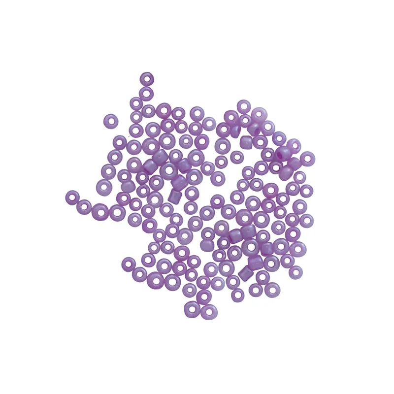 BEAD GLASS SEED PEARL LAVENDER 1.8MM 25G