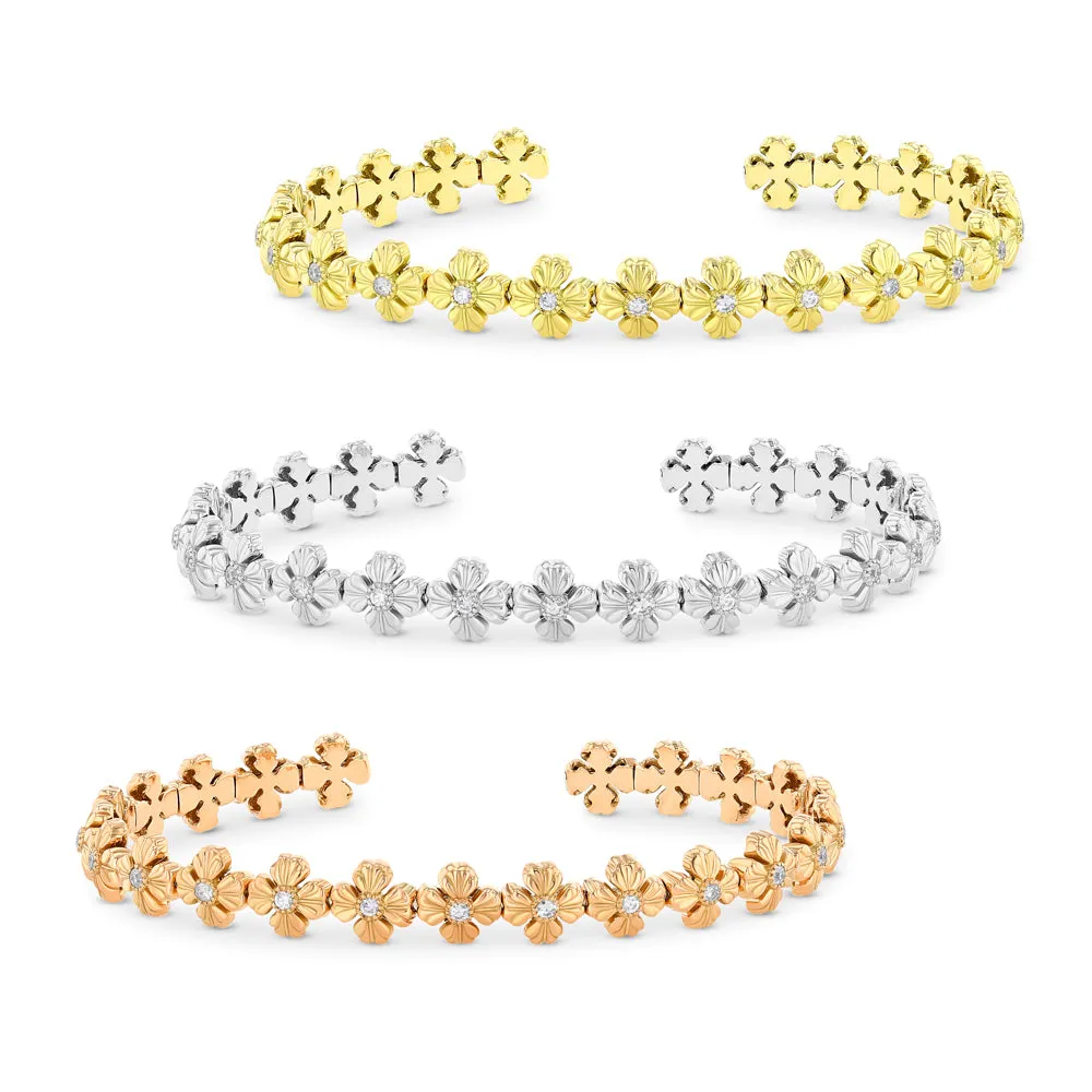 Best & Co. Flexible Clover Cuff (Platinum)