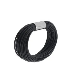 Bracelet (1.5mm) Shade-Black Leather