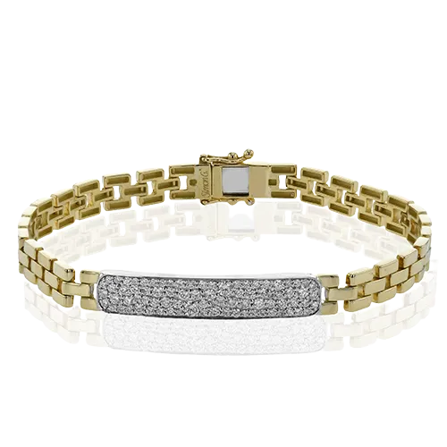 Bracelet in 18k Gold with Diamonds