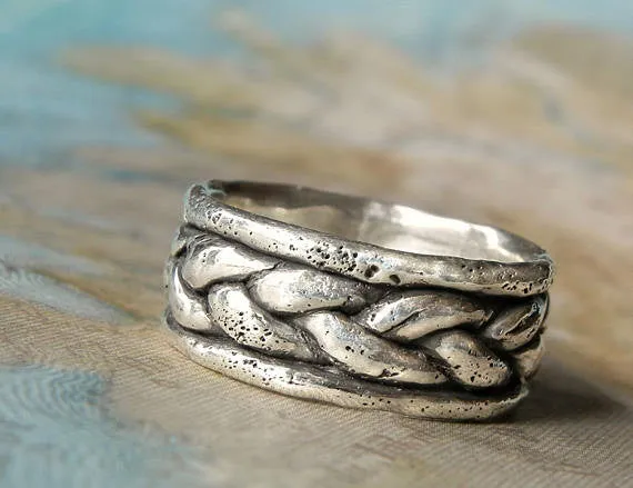 Braided Band Wedding Rings