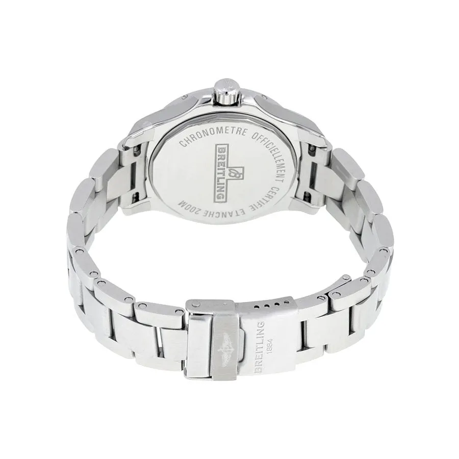 Breitling Colt Lady Mother of Pearl Diamond Watch A7738811-A769SS A7738811-A769-175A