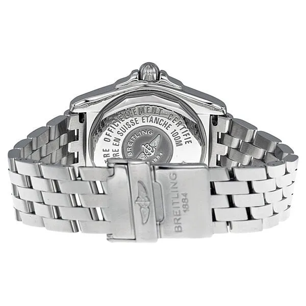 Breitling Galactic Silver Dial Diamond Ladies Watch A7135653-G649SS A7135653/G649SS